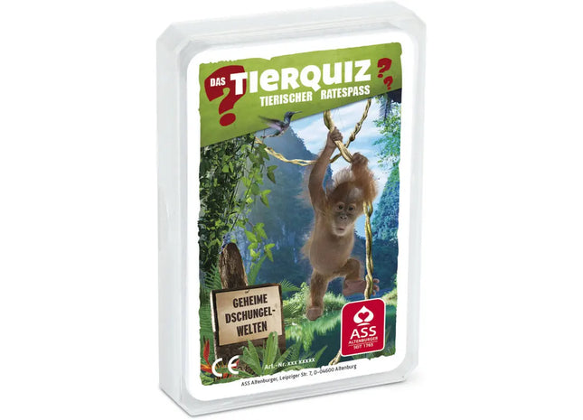 Geheime Dschungel-Welten Quiz im Kunststoffetui - Erforsche verborgene Ökosysteme TK Gruppe® Grosshandel 