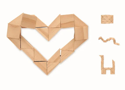 Holzpuzzle/Gehirnjogging STUKIE - Holz: Klassische Herausforderung für Denkvermögen und Feinmotorik TK Gruppe® Grosshandel 