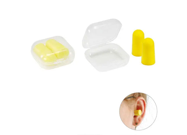 Gehörschutz – Glasklar und Gelb, effektiver Lärmschutz und Komfort, wiederverwendbar TK Gruppe® Grosshandel 