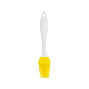 Kolam Backpinsel - Weiß/Gelb: Ergonomisch, hitzebeständig, langlebig, vielseitig, leicht zu reinigen TK Gruppe® Grosshandel 