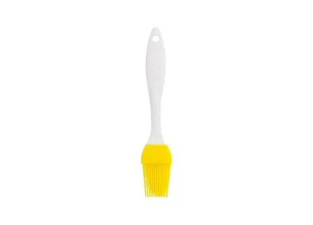 Kolam Backpinsel - Weiß/Gelb: Ergonomisch, hitzebeständig, langlebig, vielseitig, leicht zu reinigen TK Gruppe® Grosshandel 
