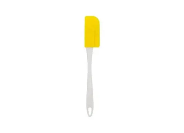 Kerman Backspachtel - Weiß/Gelb: Ergonomisch, hitzebeständig, langlebig, vielseitig, leicht zu reinigen TK Gruppe® Grosshandel 