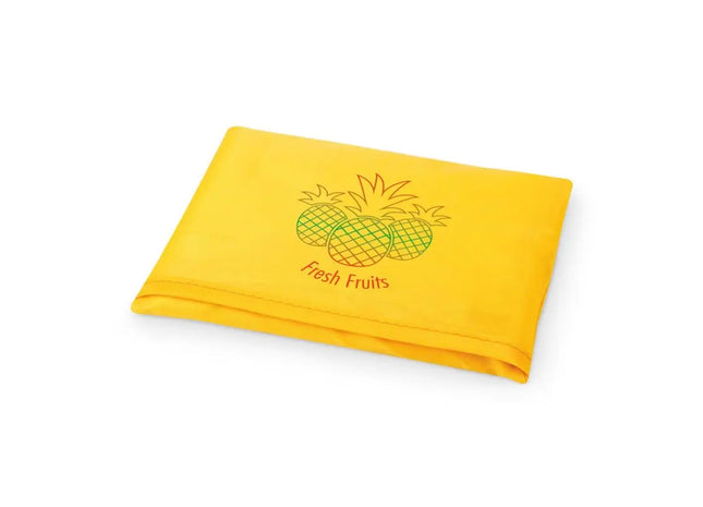 Gelbe FOLA Faltbare Tragetasche aus Polyester (190T) - Praktisch und platzsparend TK Gruppe® Grosshandel 