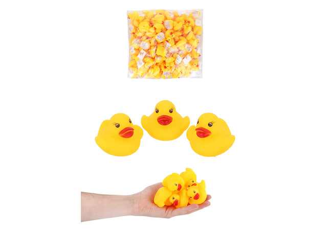 Gelbe Gummiente, 5 cm - Klassisches Badespielzeug für Babys & Enkelkinder TK Gruppe® Grosshandel 