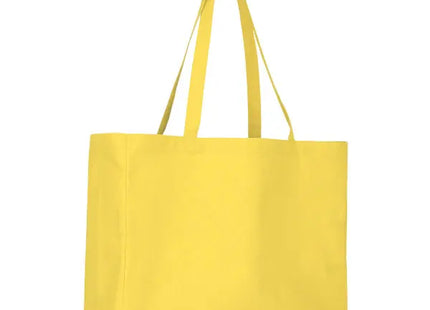 Gelber Baumwoll-Shopper – umweltfreundlich, robust, stilvoll, ideal für Einkäufe und Alltag TK Gruppe® Grosshandel 