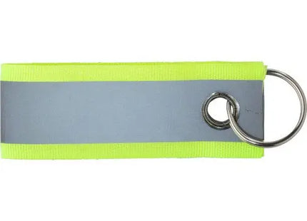 Gelber Reflektierender Polyester-Schlüsselanhänger Aliyah - Sicher & Sichtbar TK Gruppe® Grosshandel 