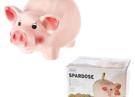 Geldsack Sparschwein Pink XXL, ca. 25cm - Niedliche Spardose für große Ersparnisse TK Gruppe® Grosshandel 