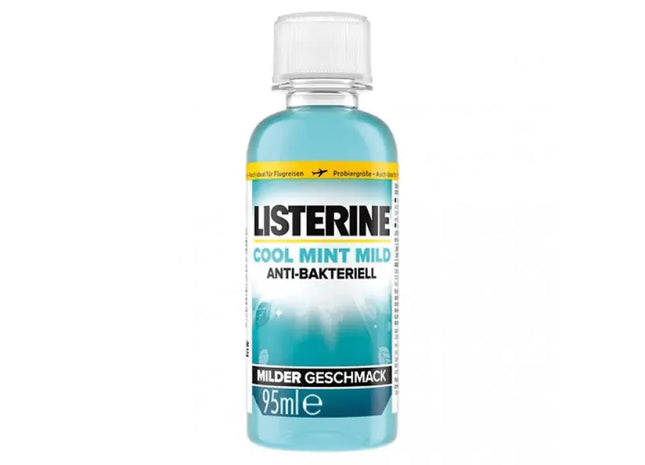 Gentle Flavor Listerine 95ml Mouthwash - Mild Taste Oral Rinse for Fresh Breath TK Gruppe® Grosshandel 