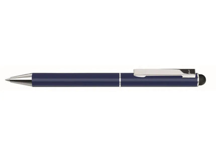 Geradliniger Si Touch Stylus Kugelschreiber, Dunkelblau - Multifunktionaler, ergonomischer Touchpen TK Gruppe® Grosshandel 