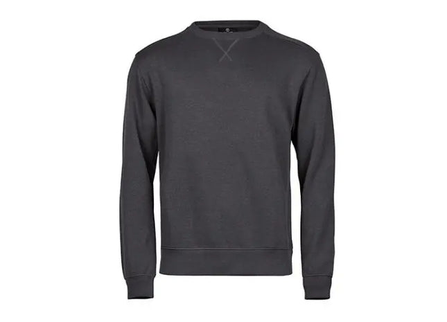 Gerippter Interlock-Pullover mit Rundhalsausschnitt – Stilvoll und Komfortabel TK Gruppe® Grosshandel 
