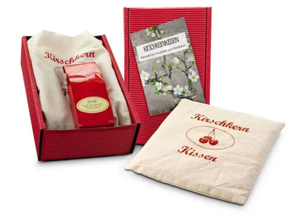 Geschenkset 'Kirschkernkissen' – Natürliche Wärmetherapie TK Gruppe® Grosshandel 