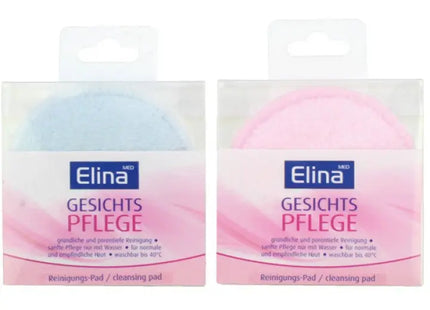 Gesichtsreinigungspads, 2 Stück, 7.5cm Durchmesser in PVC Box - Sanfte Hautpflege TK Gruppe® Grosshandel 