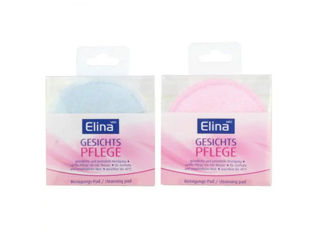 Gesichtsreinigungspads, 2 Stück, 7.5cm Durchmesser in PVC Box - Sanfte Hautpflege TK Gruppe® Grosshandel 
