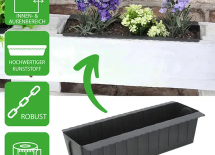 Gewellter Pflanzkasten für Europaletten, 37cm Breite – Ideal für den Garten TK Gruppe® Grosshandel 