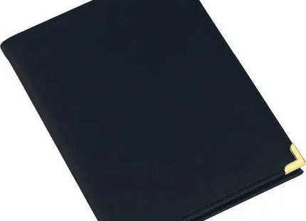 Gia Konferenzmappe aus PU - Robust mit Metallecken, Tiefschwarz TK Gruppe® Grosshandel 