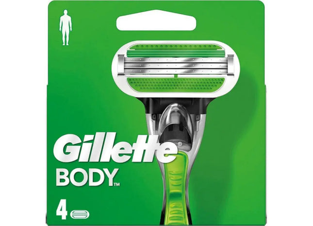 Gillette Body Rasierer mit 4 Klingen - Präzise Körperpflege für Männer TK Gruppe® Grosshandel 