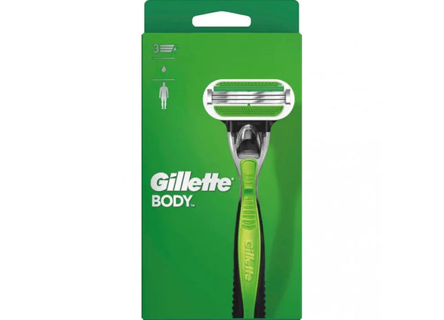 Gillette Body Rasierer mit Dreifachklinge - Präziser Ganzkörper-Rasierer für Männer TK Gruppe® Grosshandel 