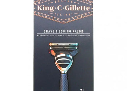 Gillette King C Premium-Rasierer - Elegante Präzisionsrasur für Männer TK Gruppe® Grosshandel 