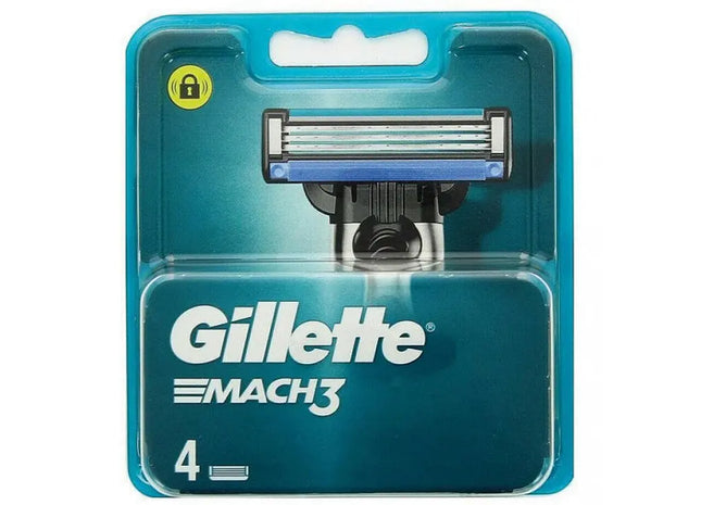 Gillette Mach3 Rasierer: 4 Präzisionsklingen für eine glatte Rasur TK Gruppe® Grosshandel 