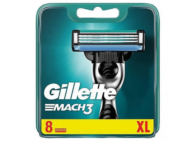 Gillette Mach3 Rasierer: 8 Scharfe Klingen für eine mühelose Rasur TK Gruppe® Grosshandel 