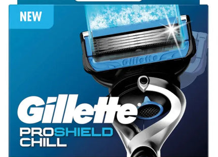 Gillette ProShield Chill Razor Blades 6-Pack - Enhanced Cooling, Precision Shave, 100 Characters TK Gruppe® Grosshandel 