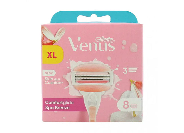 Gillette Venus Breeze SPA Damenrasierklingen, 8er-Pack – Sanftes Rasiererlebnis TK Gruppe® Grosshandel 