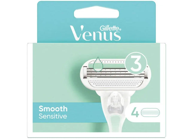 Gillette Venus Extra Smooth Sensitive Damenrasierklingen, 4er Pack - Sanfte Rasur TK Gruppe® Grosshandel 