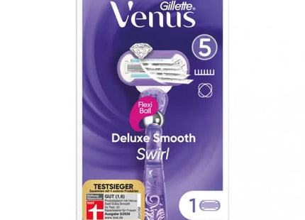 Gillette Venus Swirl Damenrasierer - FlexiBall Technologie für präzise Konturanpassung TK Gruppe® Grosshandel 