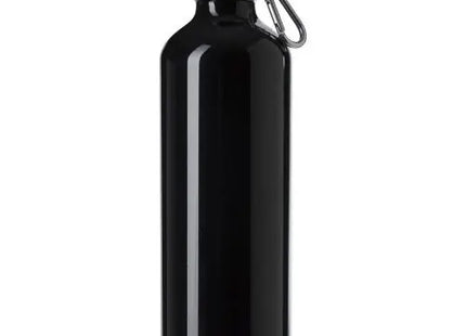 Gio Aluminium-Trinkflasche - Elegantes Schwarz, Robust, 750 ml TK Gruppe® Grosshandel 