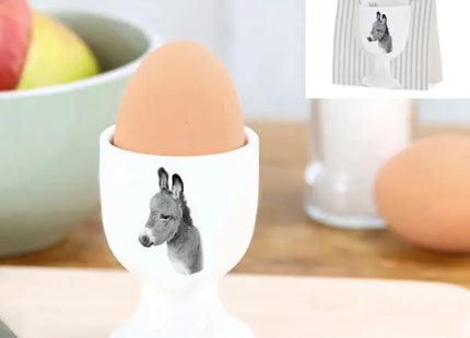 Giraffe-Themed Egg Cup, Cute Design, 7cm Height TK Gruppe® Grosshandel 