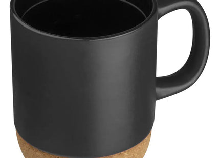 Gistel Schwarze Keramikbecher mit Korkboden – Stilvoll & Robust TK Gruppe® Grosshandel 