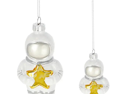 Glas-Astronaut Christbaumschmuck, ca. 10 cm – Himmlische Weihnachtsdeko TK Gruppe® Grosshandel 