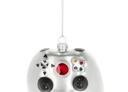Glas-Controller Christbaumschmuck, ca. 10 cm – Außergewöhnliche Baumdeko TK Gruppe® Grosshandel 