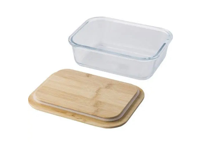 Glas-Lunchbox Nicole - Braun Stilvoll & Robust Umweltfreundliche Mahlzeitenaufbewahrung TK Gruppe® Grosshandel 
