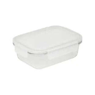 Glasbox Cerrada, Transparent-Grau, 17x12.6x5.5 cm TK Gruppe® Grosshandel 