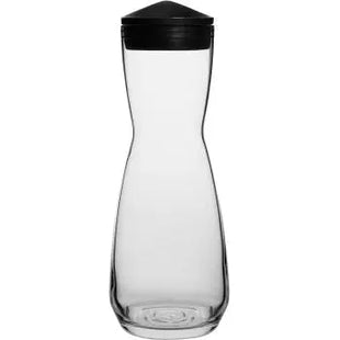 Glaskaraffe Luna 1L mit individuellem Druck – Klarglas für personalisierte Eleganz TK Gruppe® Grosshandel 