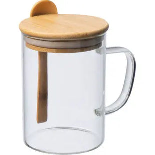 Glastasse Jackson - Transparent, Stilvolles Design für Kaffee, Tee & Heißgetränke TK Gruppe® Grosshandel 