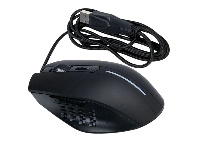 Gleam RGB Gamer-Maus - Schwarz TK Gruppe® Grosshandel 