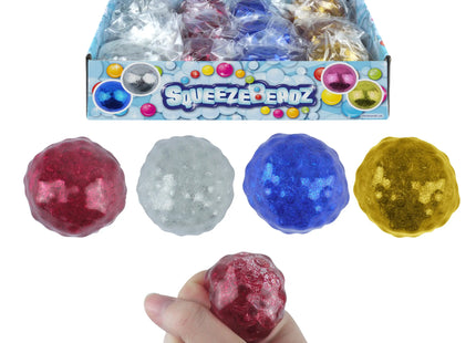Glitzernde Haarballen mit Perlen, 6,5 cm, verschiedene Designs – dekorative Haarschmuck-Accessoires TK Gruppe® Grosshandel 