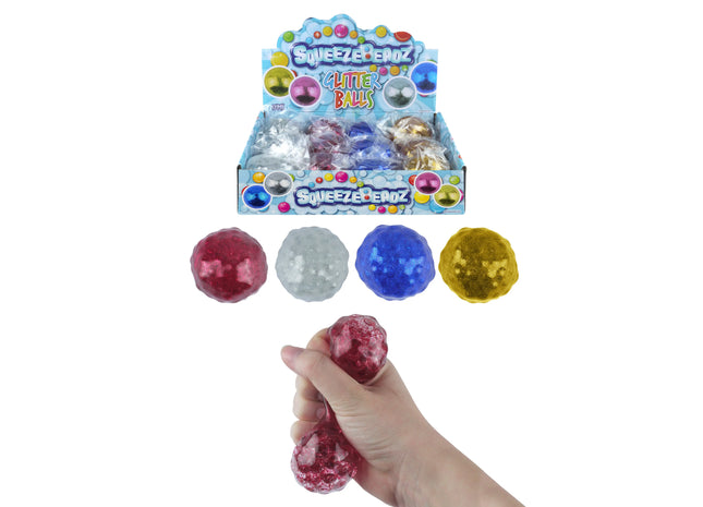 Glitzernde Haarballen mit Perlen, 6,5 cm, verschiedene Designs – dekorative Haarschmuck-Accessoires TK Gruppe® Grosshandel 