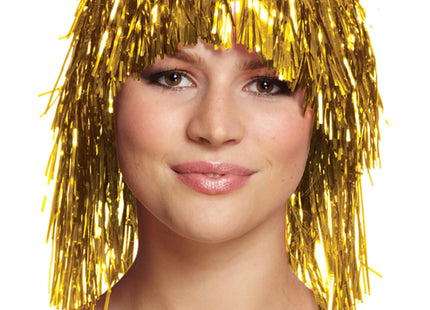 Glitzernde Lametta-Perücke 20G - Karneval & Party Kostümzubehör TK Gruppe® Grosshandel 