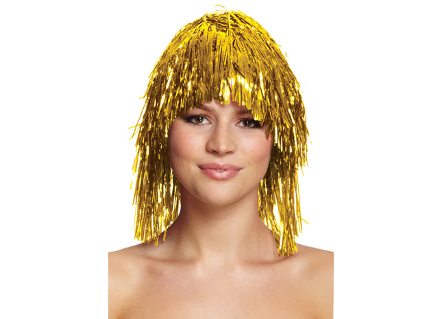Glitzernde Lametta-Perücke 20G - Karneval & Party Kostümzubehör TK Gruppe® Grosshandel 
