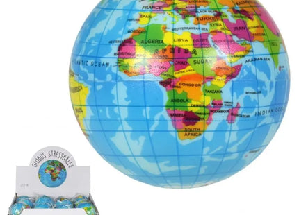 Globus-Knautschball Stressball, Durchmesser 7 cm TK Gruppe® Grosshandel 