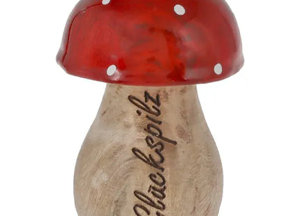 Glückspilz Fliegenpilz Figur, Zauberhaftes Deko-Pilzchen, 7cm TK Gruppe® Grosshandel 