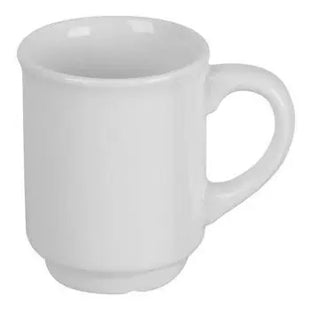 Glühweinbecher inkl. 1c Druck - 240 ml - Weiß, Hochwertiger Becher, Personalisierbar, Spülmaschinenfest TK Gruppe® Grosshandel 