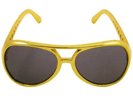 Goldene Sonnenbrille für Erwachsene mit dunklen Gläsern – elegantes Design, UV-Schutz TK Gruppe® Grosshandel 