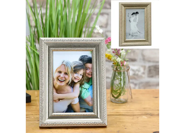 Goldener Bilderrahmen für 10x15cm Foto - Eleganter Präsentationsrahmen TK Gruppe® Grosshandel 