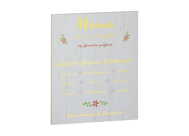 Goldenes Bild 'Mama', 20x24 cm - Ideales Geschenk zum Muttertag TK Gruppe® Grosshandel 