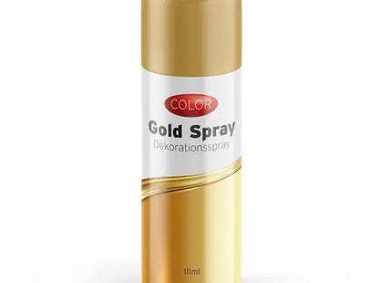 Goldenes Dekorationsspray für edles Finish, Metallischer Glanz, 250ml TK Gruppe® Grosshandel 