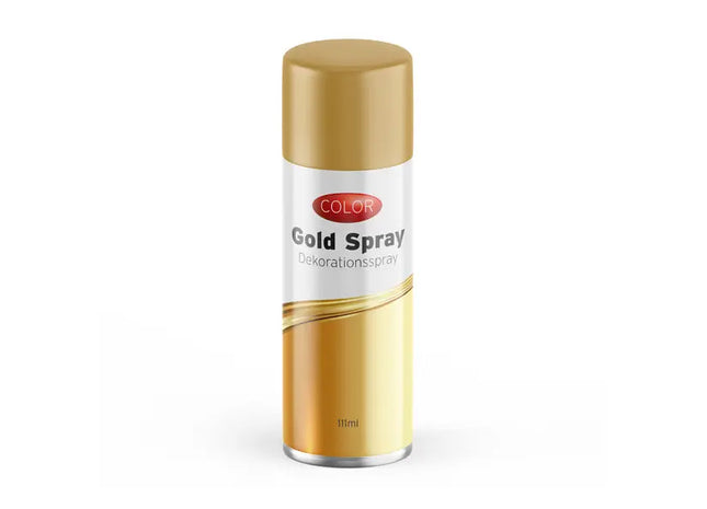 Goldenes Dekorationsspray für edles Finish, Metallischer Glanz, 250ml TK Gruppe® Grosshandel 